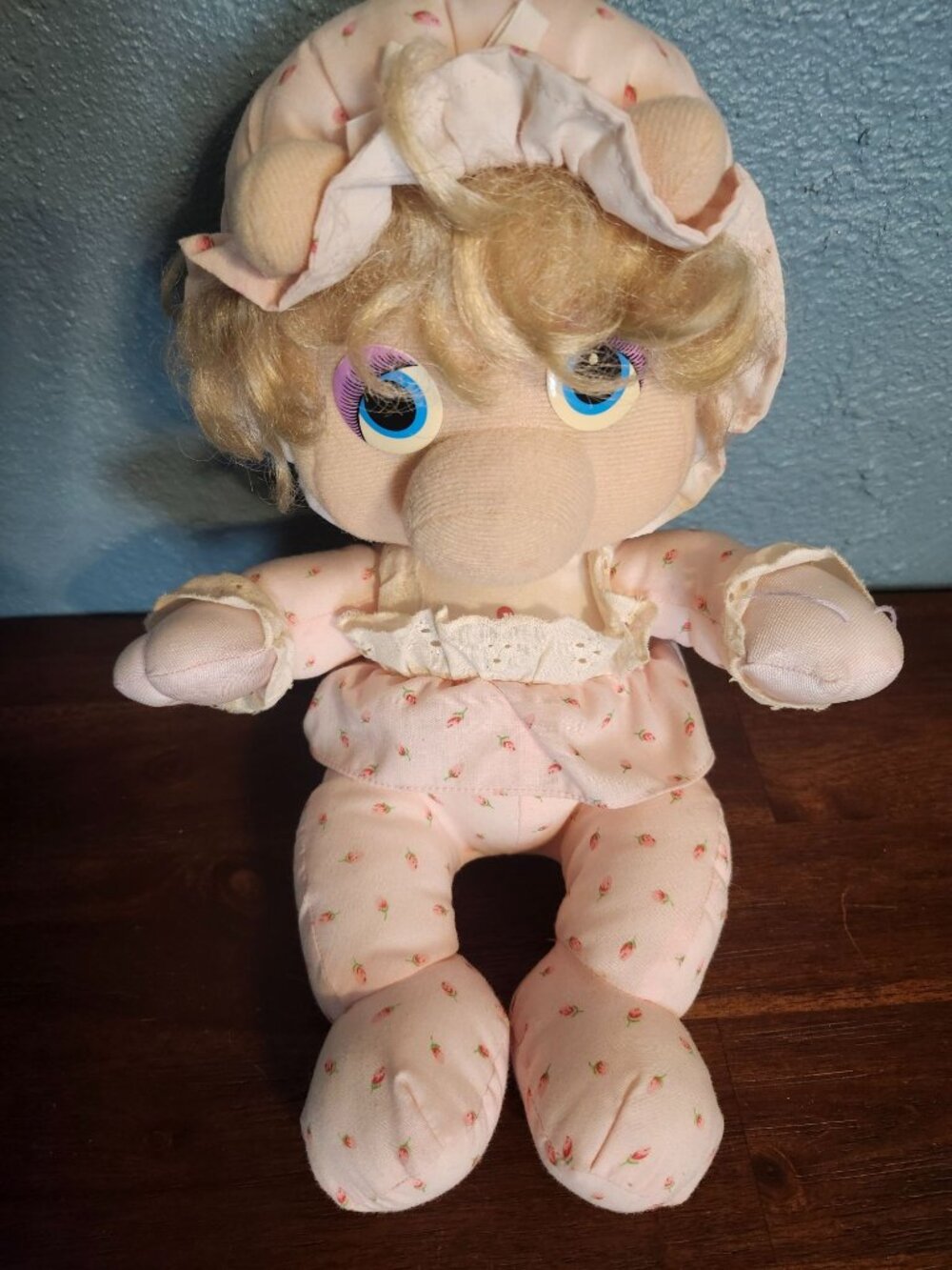 Vintage 1984 Miss Piggy Hasbro Softies Muppet Babies made for Pampers Plush